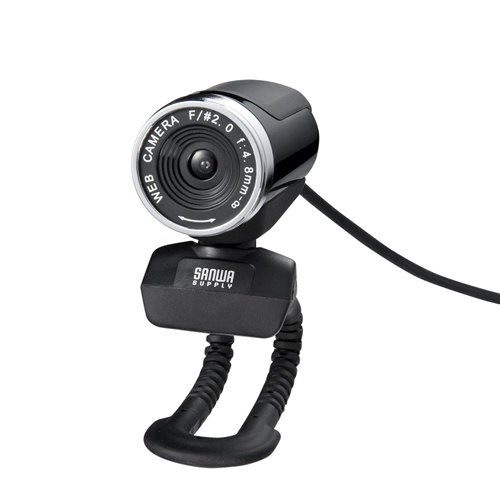 WEBカメラ（Skype（スカイプ）・Zoom（ズーム）・フルHD対応・1080p対応・ブラック） サンワサプライ