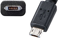 micro USBを Type-C のコネクタに変換 