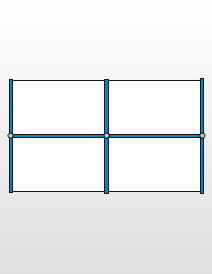 パーティションデスクの組み合わせセット例