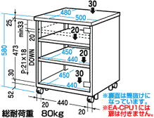 EA-CPU1・CPU4の寸法図