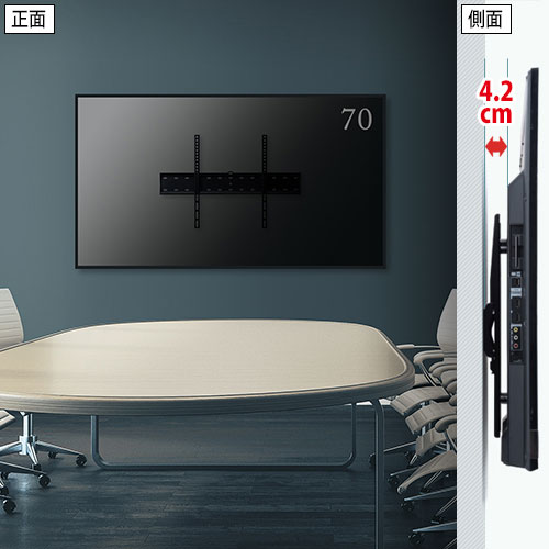 壁掛けテレビ金具（汎用・設置・VESA規格・大型・薄型・37・40・50・55・60・65・70インチ対応）