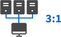 3:1