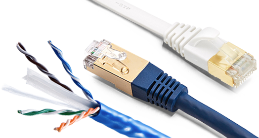 業務用などの自作用LANケーブルから取り回しに便利なフラットタイプなど、一般家庭用から法人向けまで各種取り揃えています。