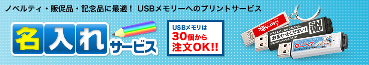 USBメモリ 名入れサービス