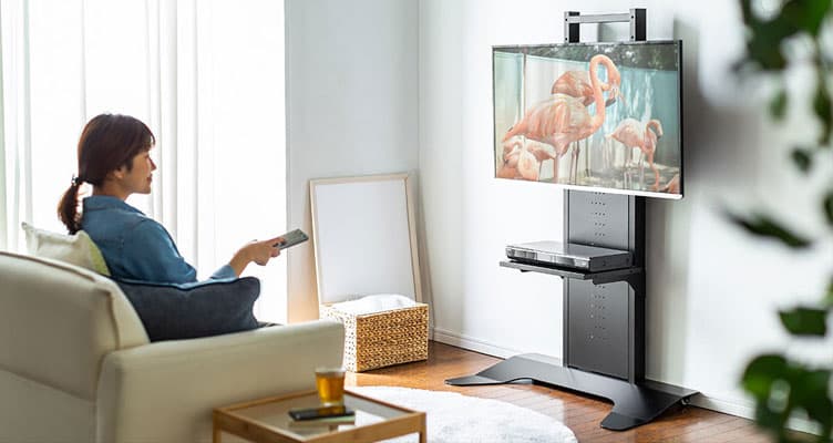壁寄せ テレビスタンド | 激安通販のイーサプライ