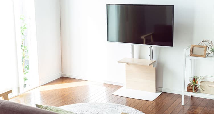 壁寄せ テレビスタンド | 激安通販のイーサプライ
