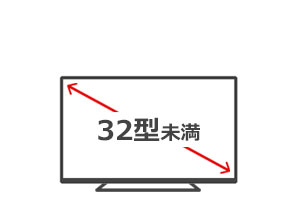 32型未満のテレビスタンド