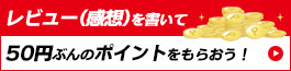 レビュー(感想)を書いてポイントをもらおう！