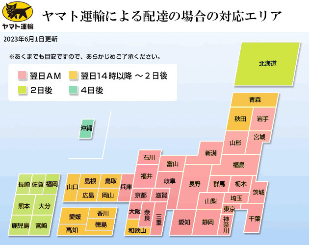 イーサプライ出荷後の最短配達日