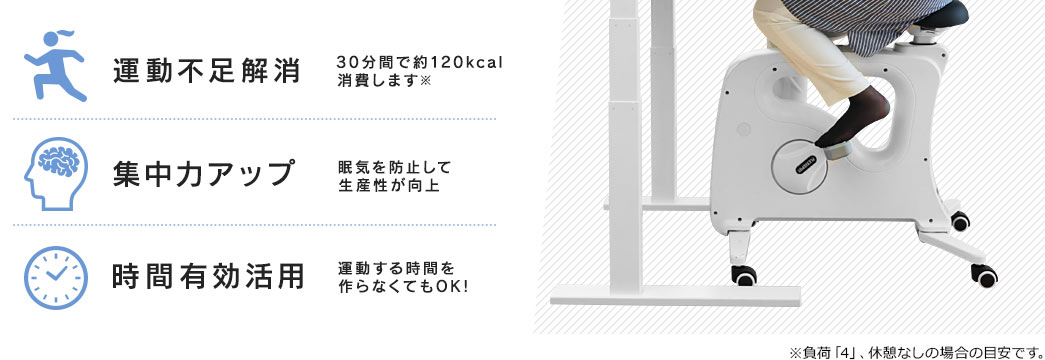 運動不足解消 集中力アップ 時間有効活用