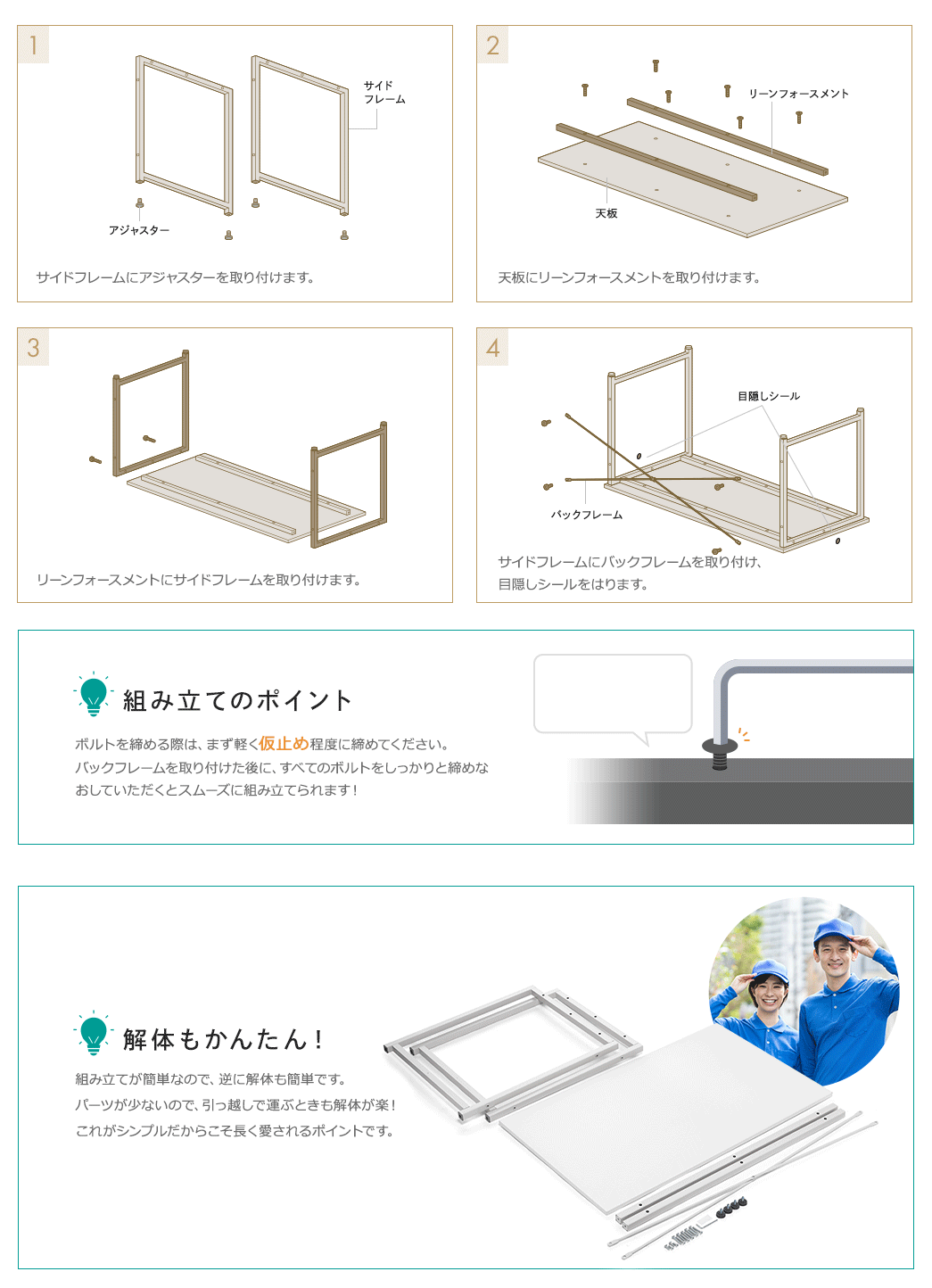 組み立て方法