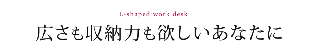 広さも収納力も欲しいあなたに