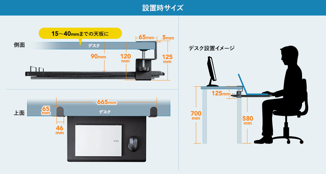 設置時サイズ