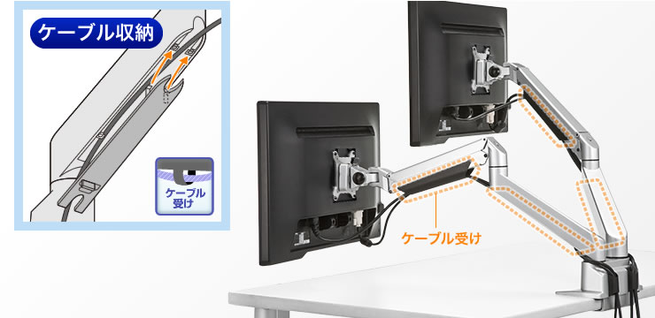 ケーブル収納