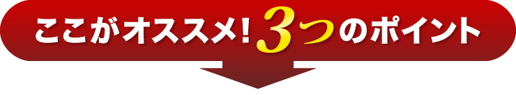 ここがオススメ 3つのポイント