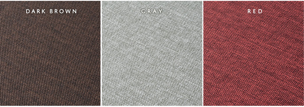 DARK BROWN GRAY RED