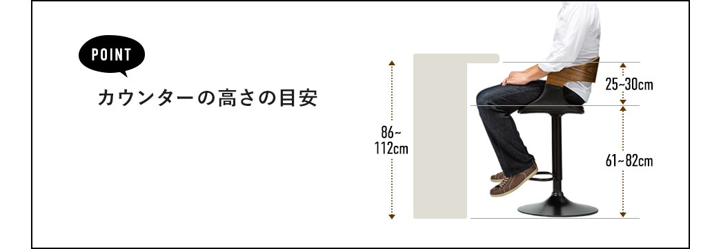 カンターの高さの目安