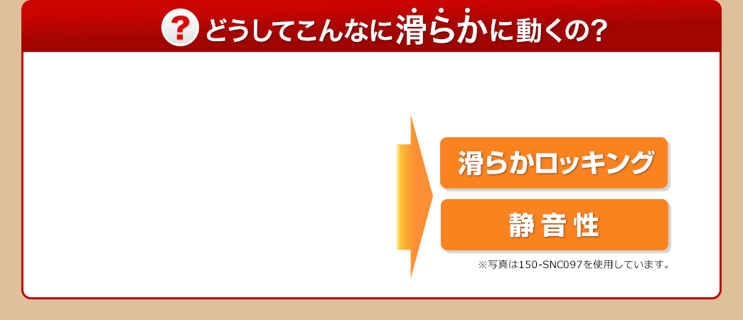 どうしてこんなに滑らかに動くの