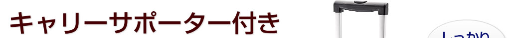 キャリーサポーター付き