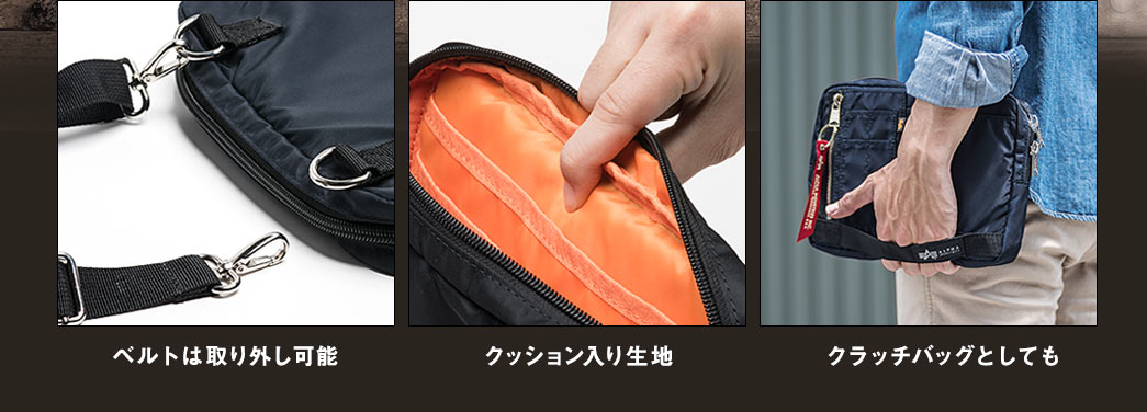 ベルトは取り外し可能