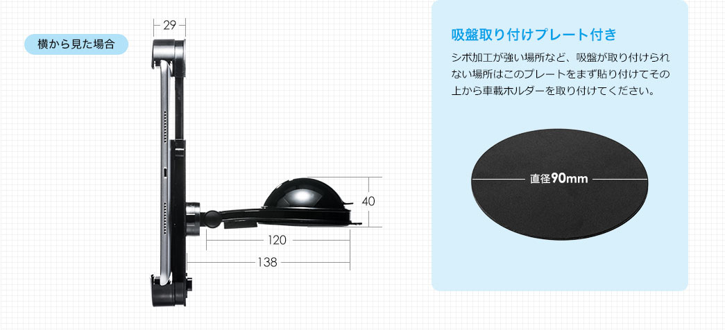 横から見た図