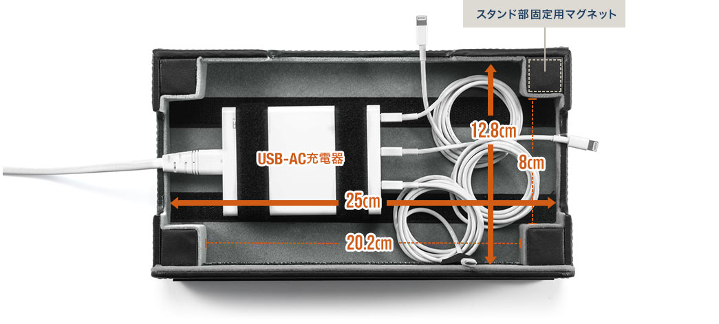 スタンド部固定用マグネット