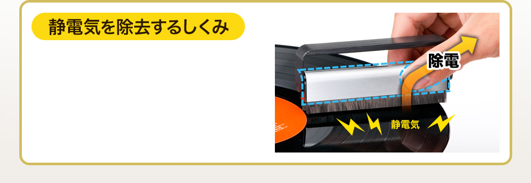 静電気を除去するしくみ