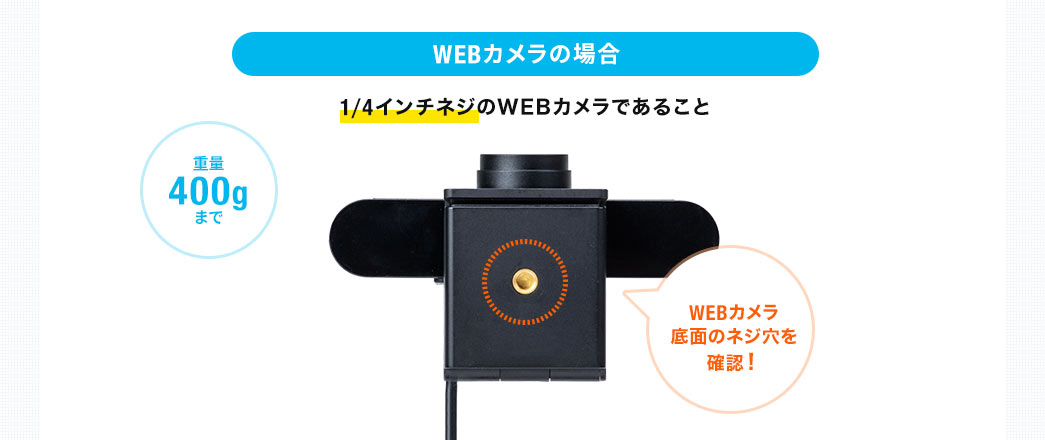 WEBカメラの場合