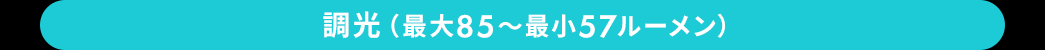 調色（最大85～最小57ルーメン）