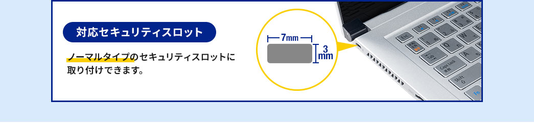 対応セキュリティスロット