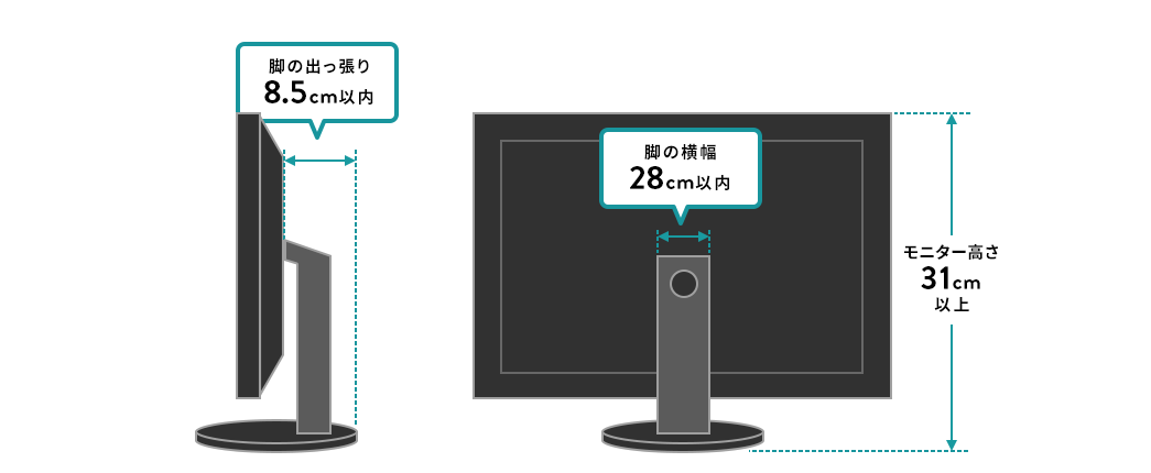モニター横幅 高さ