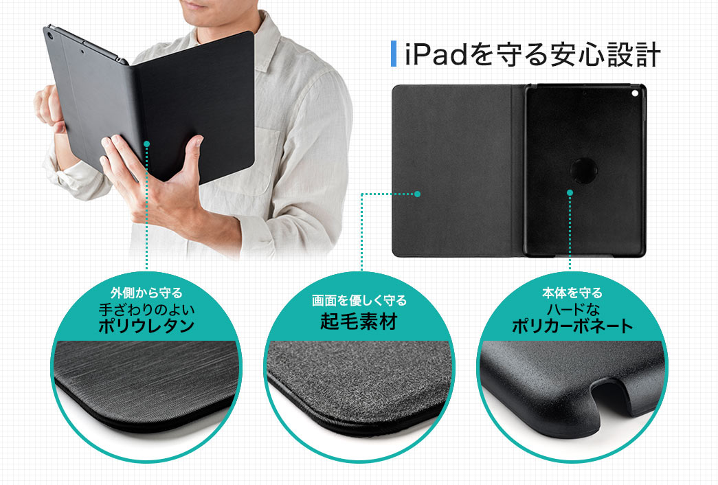 iPadを守る安心設計