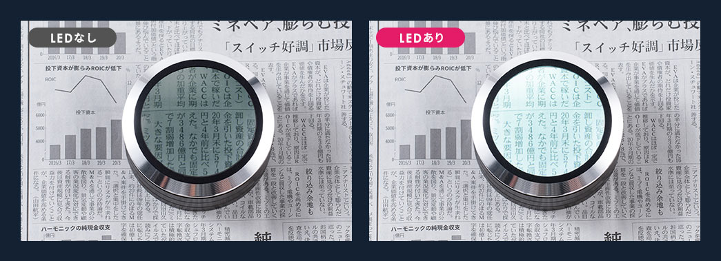 LEDなし LEDあり