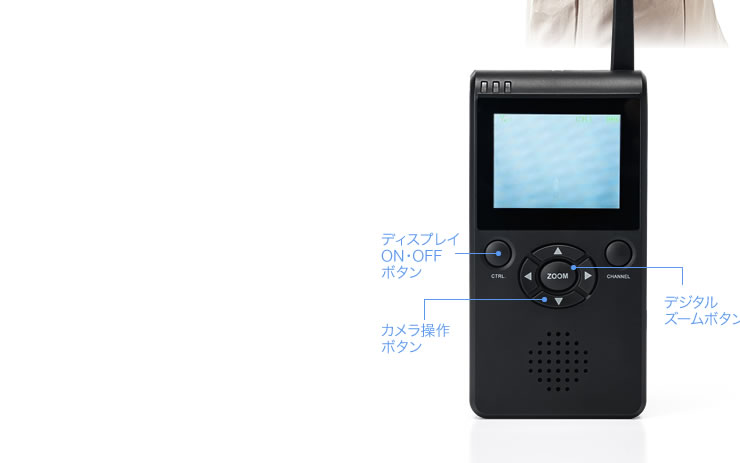カメラ操作ボタン デジタルズームボタン