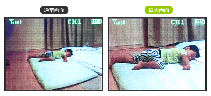 通常画面 拡大画面