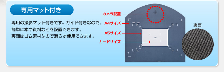 専用マット付き