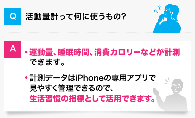 活動量計って何に使うもの？