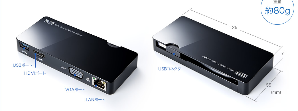 USBポート HDMIポート