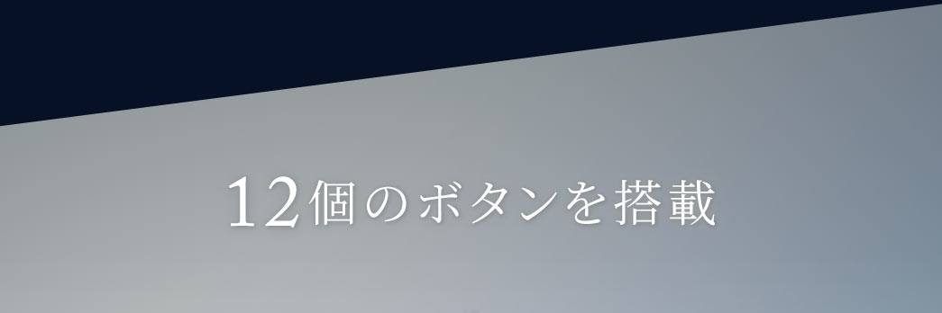 12個のボタンを搭載