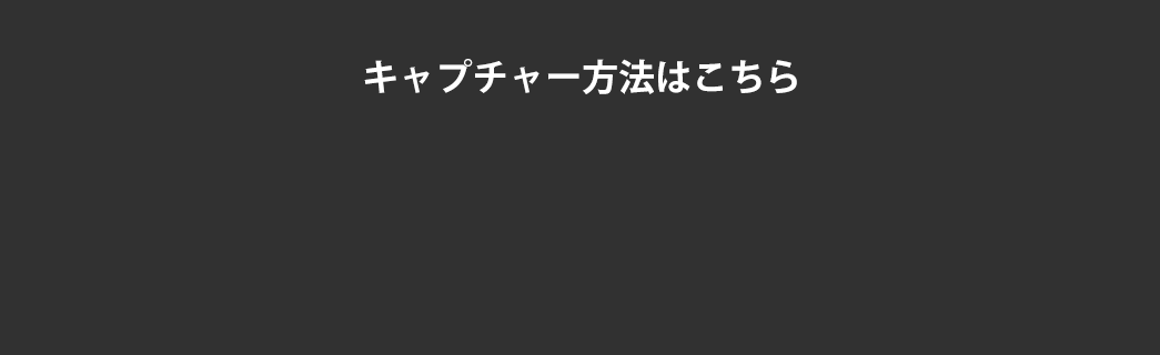 キャプチャー方法はこちら