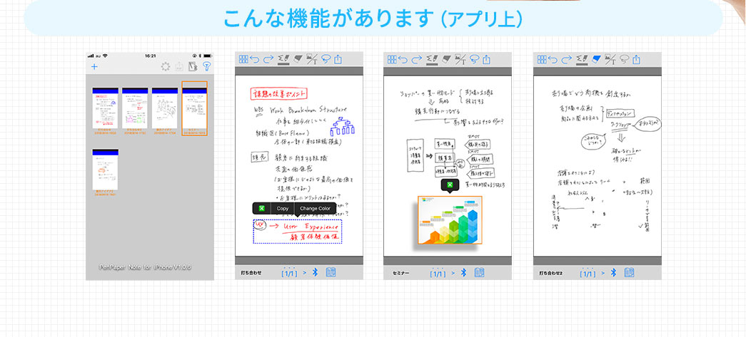 こんな機能があります