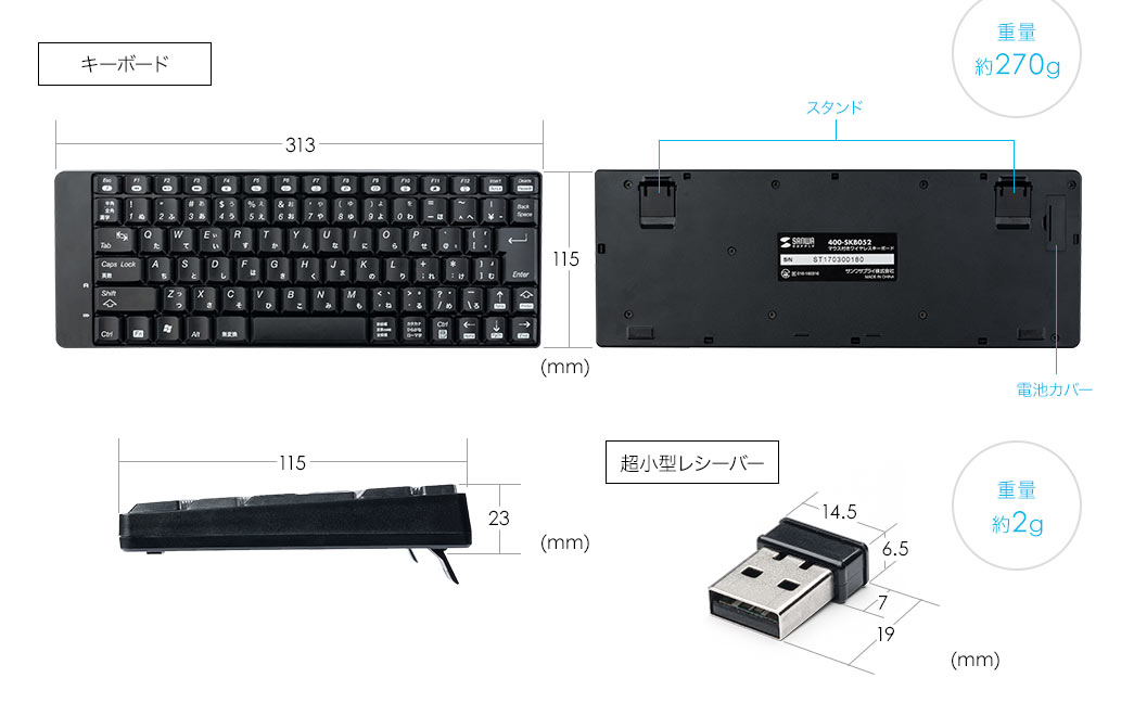 超小型レシーバー