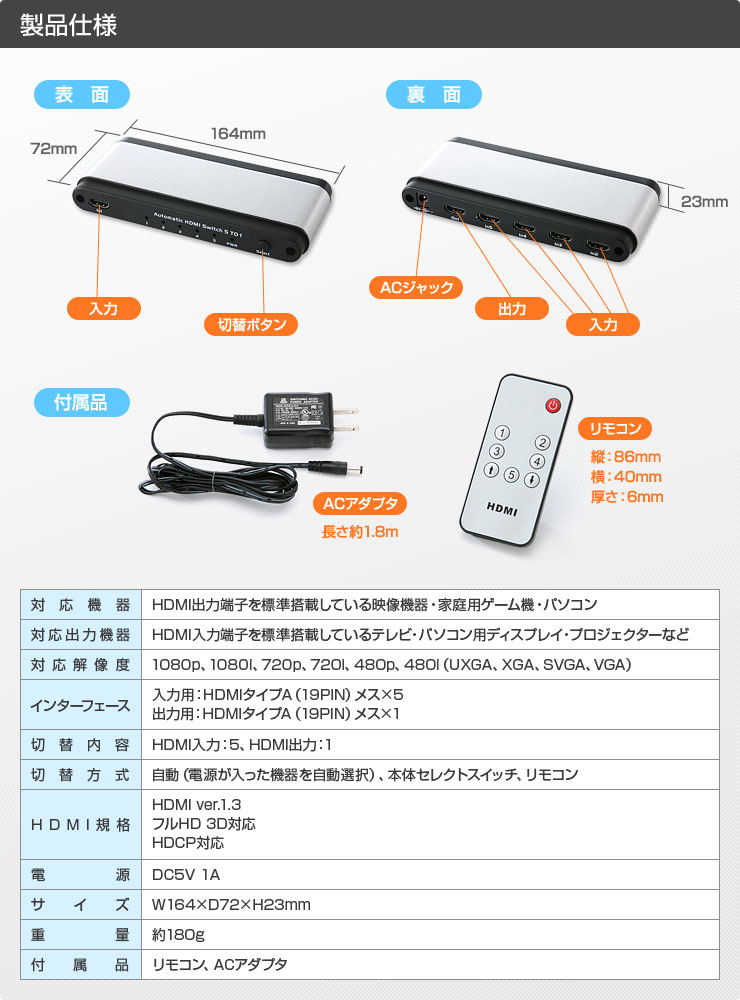 製品仕様