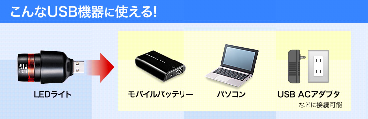 モバイルバッテリー　パソコン　USB ACアダプタ