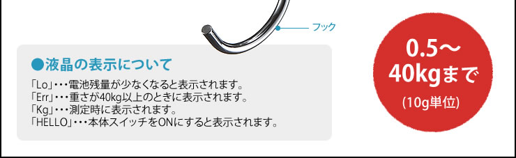 液晶の表示について