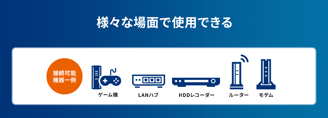 様々な場面で使用できる