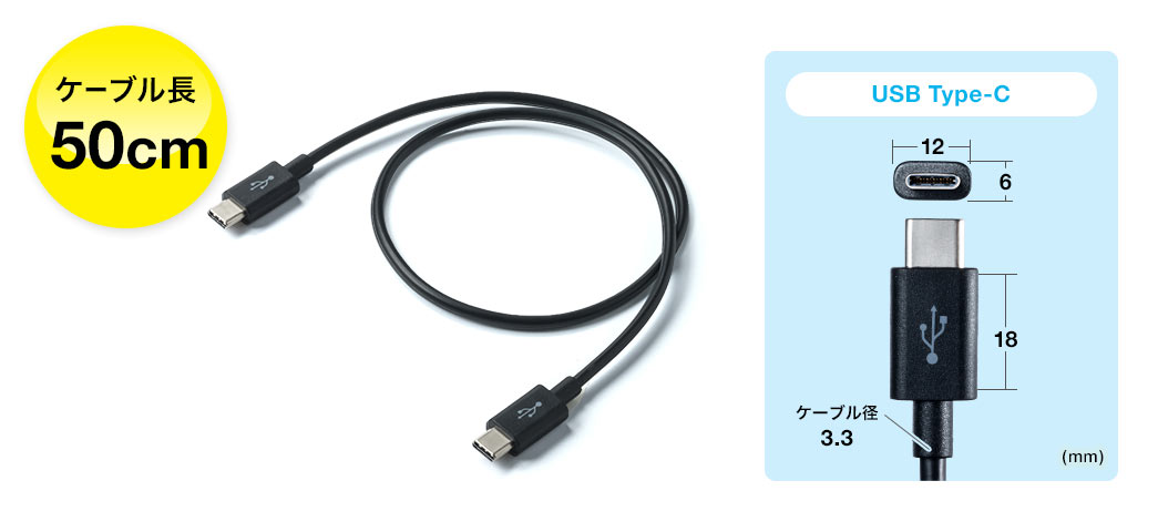 ケーブル長50cm