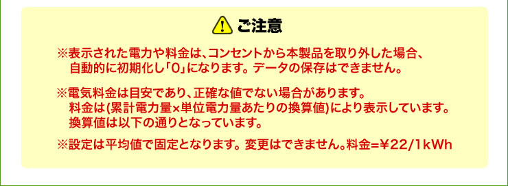ご注意