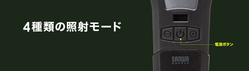 4種類の照射モード