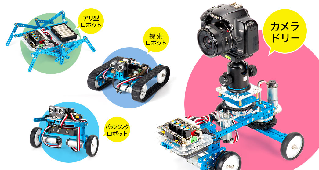 アリ型ロボット 探索ロボット カメラドリー